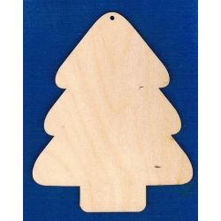 SKLEJKA #3mm Choinka 12,5x10cm choinka zawieszka / IV